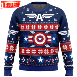 Winter Soldier Captain America Marvel Ugly Christmas Sweater