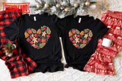 Womens Christmas Sweatshirt, Christmas Heart Sweatshirt