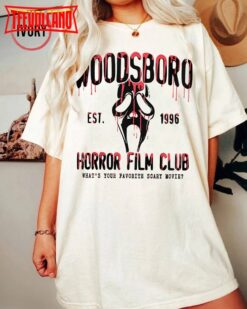 Woodsboro Horror Club Shirt, Horror Film Club Halloween Shirt