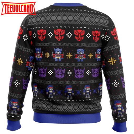 Xmas in Disguise Transformers Ugly Christmas Sweater