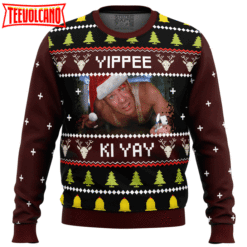 Yippee Ki Yay Ugly Dia Hard Christmas Sweater