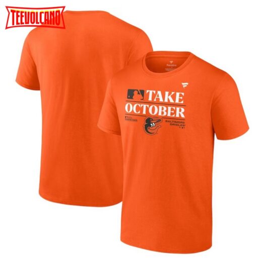 Youth Baltimore Orioles Take October 2023 Postseason Locker Room T-Shirt