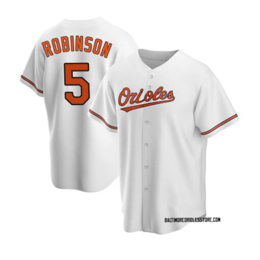 Youth Brooks Robinson Baltimore Orioles Replica White Home Jersey