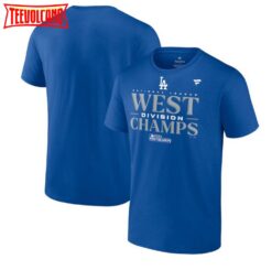 Youth Los Angeles Dodgers 2023 NL West Division Champions Locker Room T-Shirt