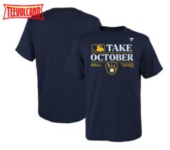 Youth Milwaukee Brewers Take October 2023 Postseason Locker Room T-Shirt