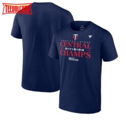 Youth Minnesota Twins 2023 AL Central Division Champions Locker Room T-Shirt