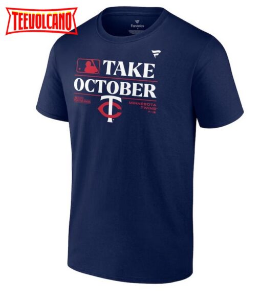 Youth Minnesota Twins Take October 2023 Postseason Locker Room T-Shirt