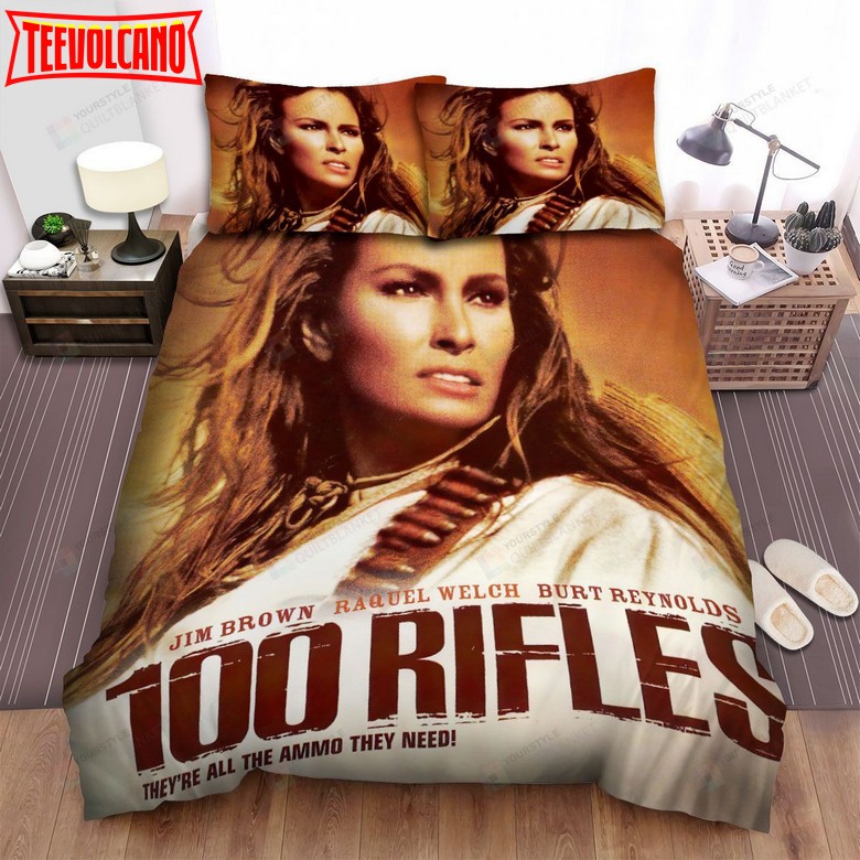 100 Rifles (1969) Woman And Horses Duvet Cover Bedding Sets