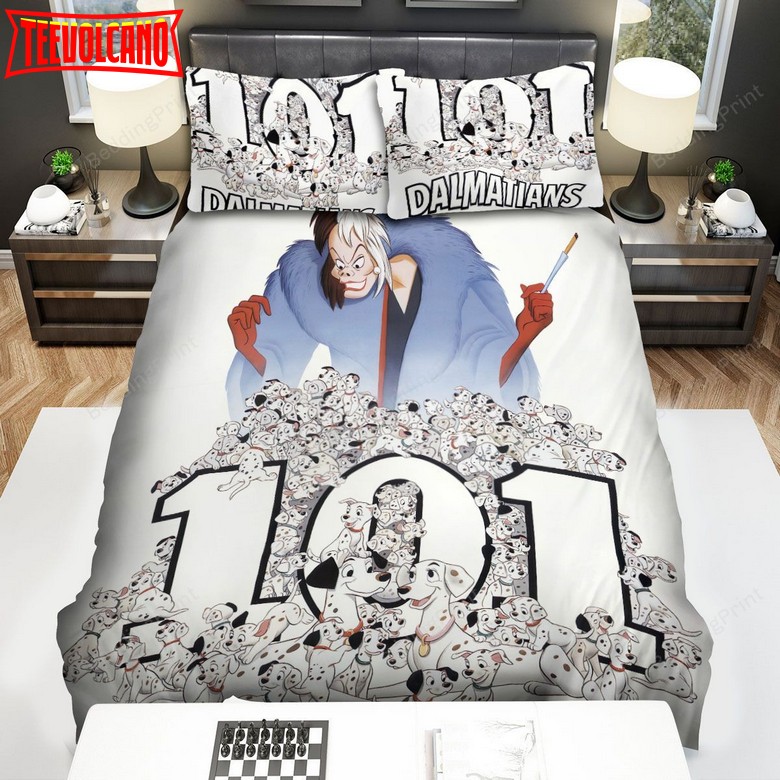 101 Dalmatians Disney Classic Bed Sheets Duvet Cover Bedding Sets