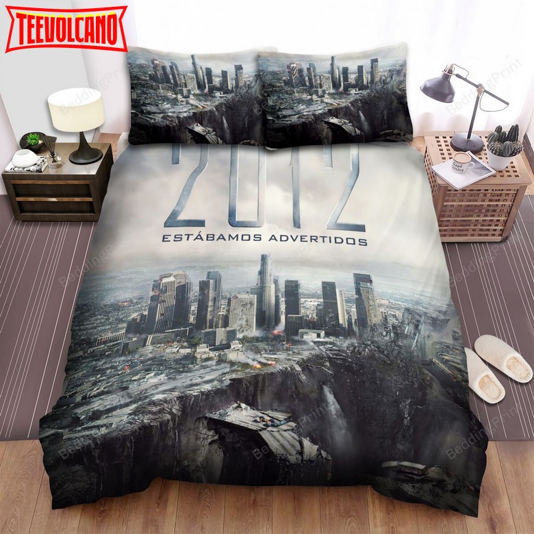 2012 (I) Movie Poster 4 Bed Sheets Duvet Cover Bedding Sets