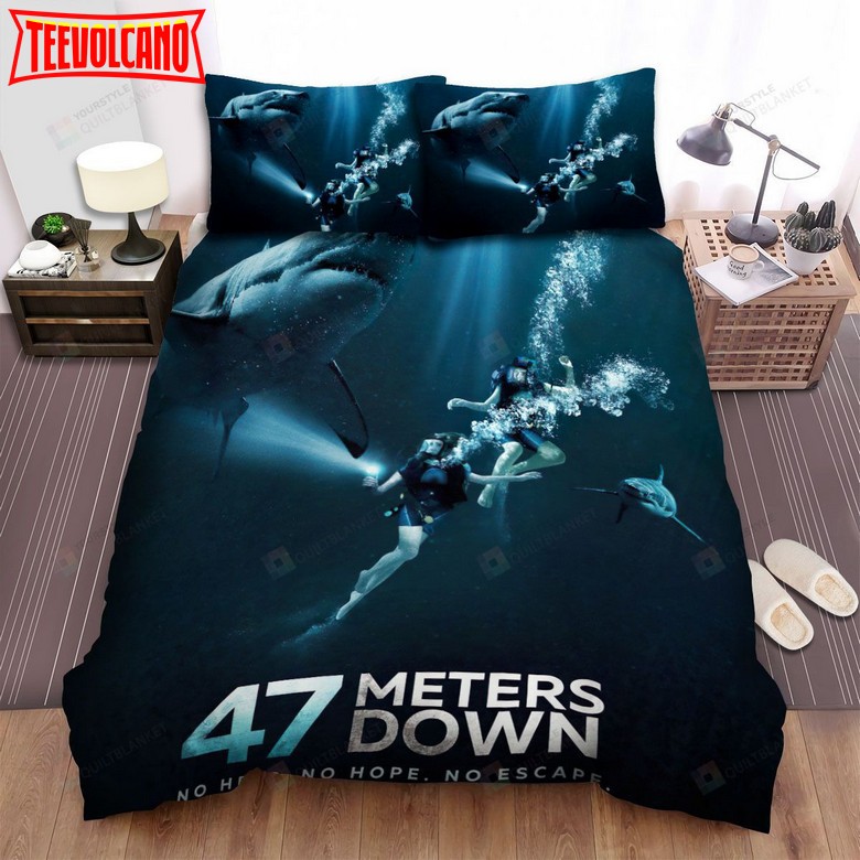 47 Meters Down Movie Poster Duvet Cover Bedding Sets Ver 5