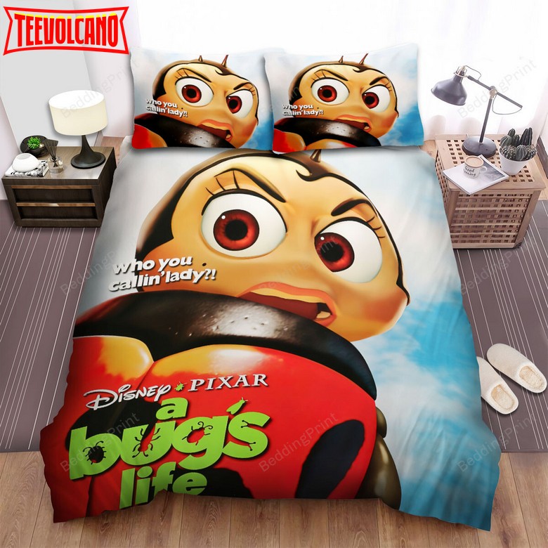 A Bug’s Life Movie Who You Callin’ Lady Poster Bed Sheets Duvet Cover Bedding Sets