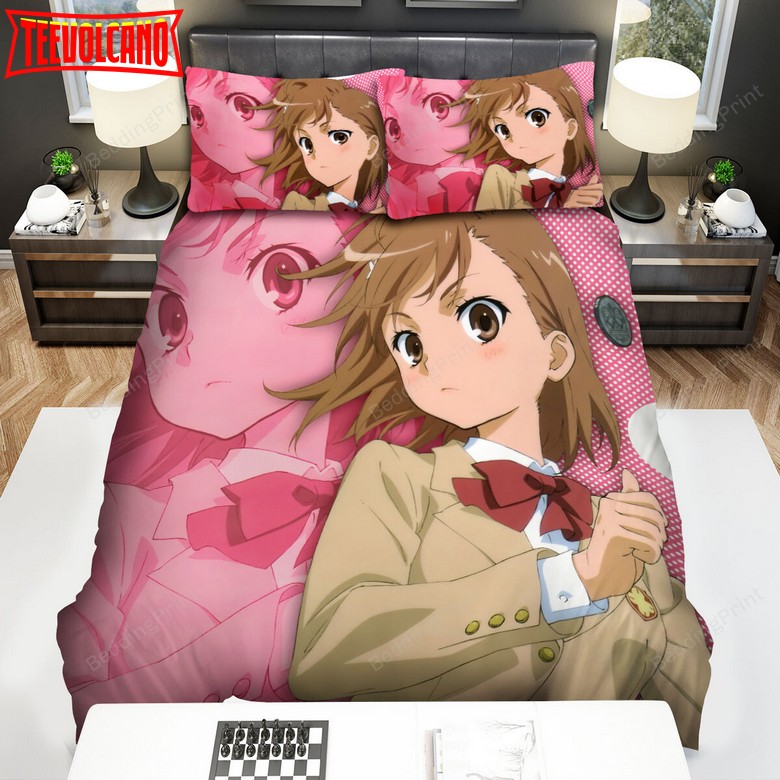 A Certain Scientific Railgun Misaka Mikoto Double Explosure Duvet Cover Bedding Sets