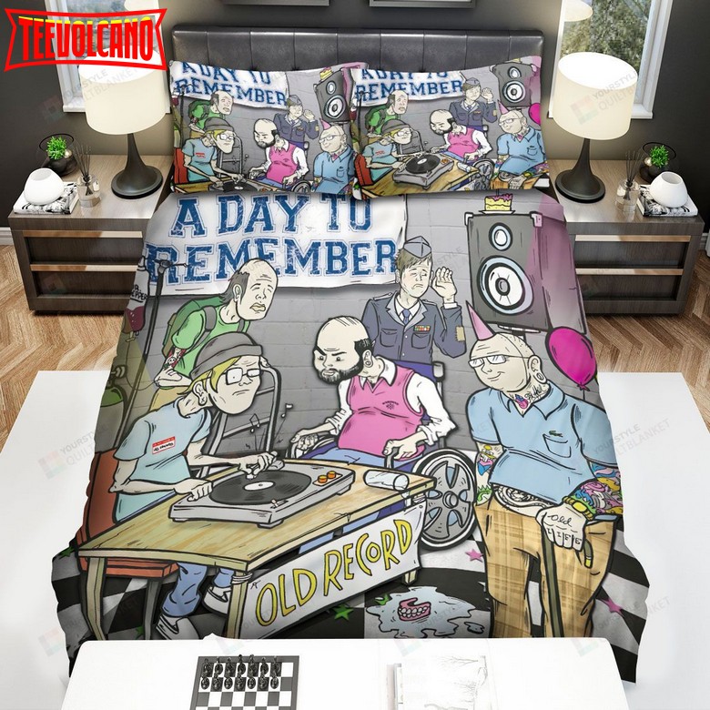 A Day To Remember Album Cover Old Record Duvet Cover Bedding Sets