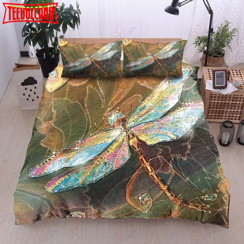 A Dragonfly Bedding Set (Duvet Cover And Pillow Cases)