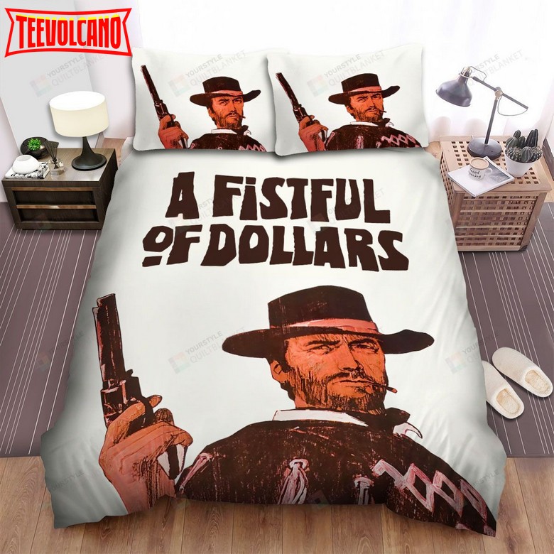 A Fistful Of Dollars (1964) Clint Eastwood Movie Poster Duvet Cover Bedding Sets