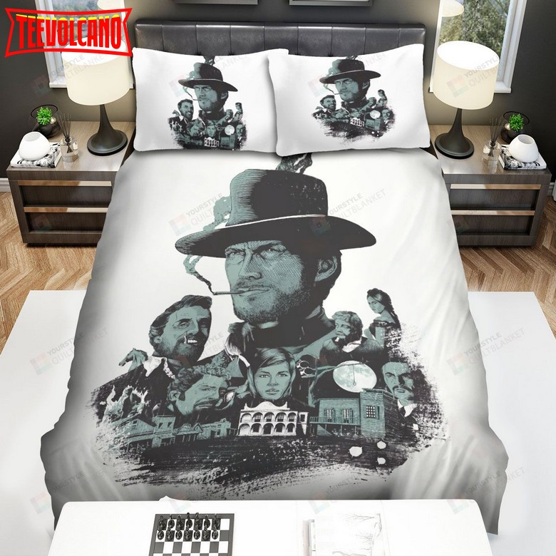 A Fistful Of Dollars (1964) Green And White Duvet Cover Bedding Sets