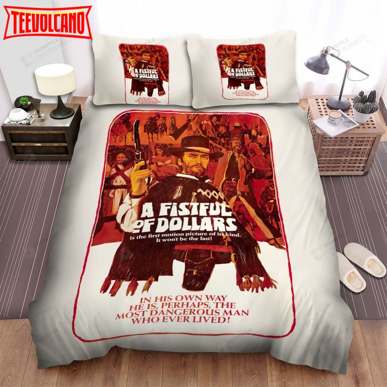 A Fistful Of Dollars (1964) Introducing The Man With No Name Duvet Cover Bedding Sets