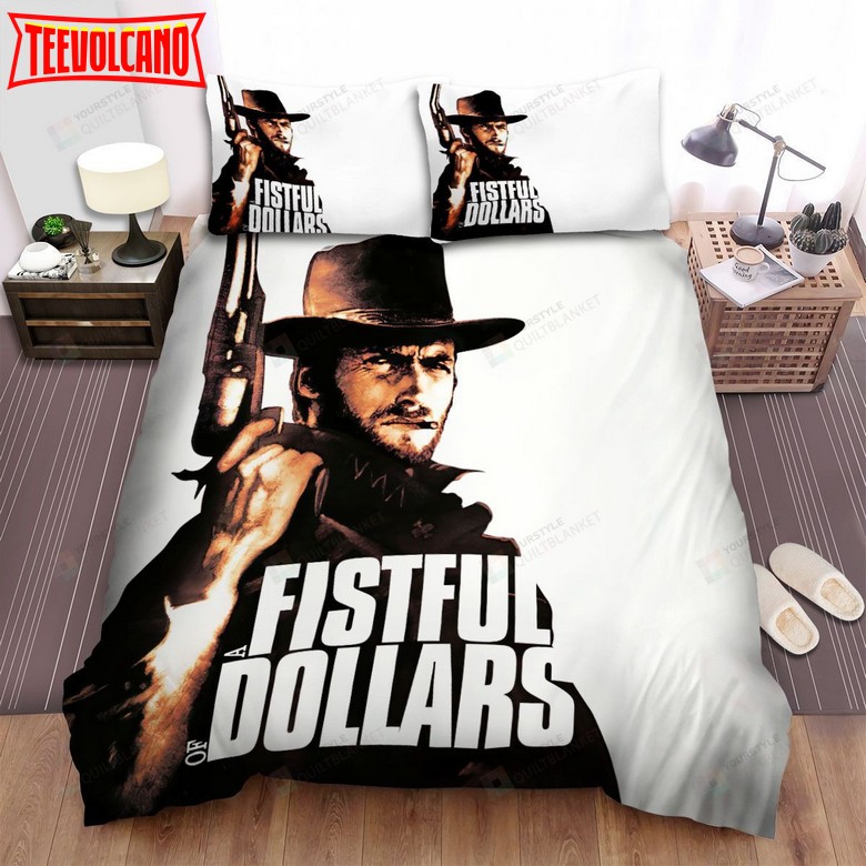 A Fistful Of Dollars (1964) Poster Movie Poster Duvet Cover Bedding Sets Ver 2