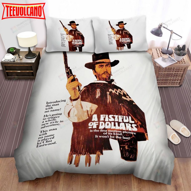 A Fistful Of Dollars (1964) Poster Movie Poster Duvet Cover Bedding Sets Ver 3