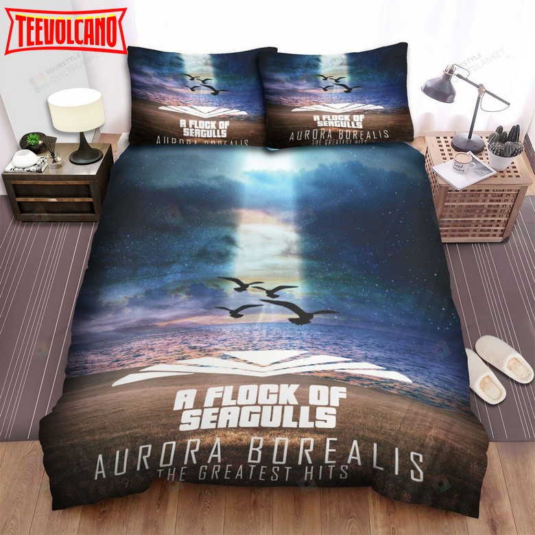 A Flock Of Seagulls Band Aurora Borealis Duvet Cover Bedding Sets