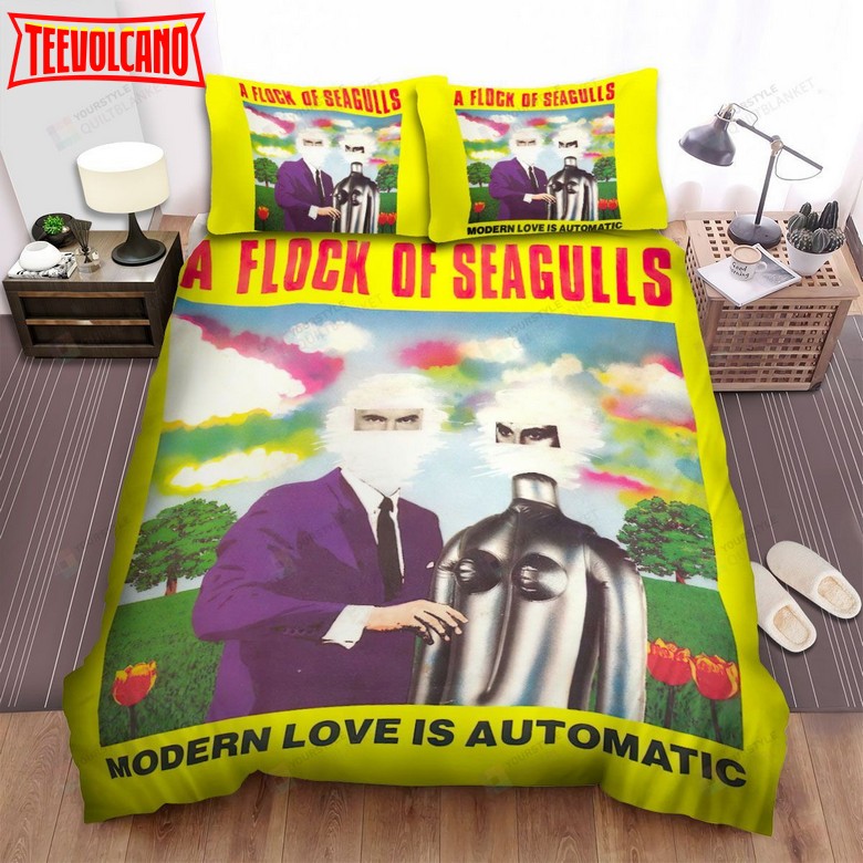 A Flock Of Seagulls Band Modern Love Is Automatic Duvet Cover Bedding Sets