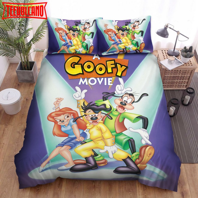 A Goofy Movie (1995) Poster Movie Poster Duvet Cover Bedding Sets Ver 2