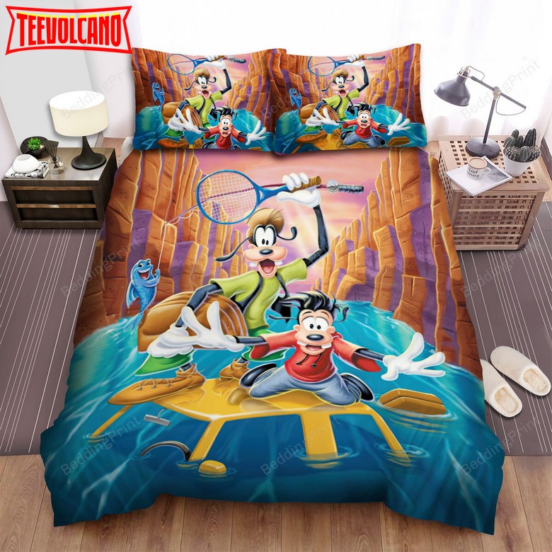 A Goofy Movie (1995) Wallpaper Bed Sheets Duvet Cover Bedding Sets