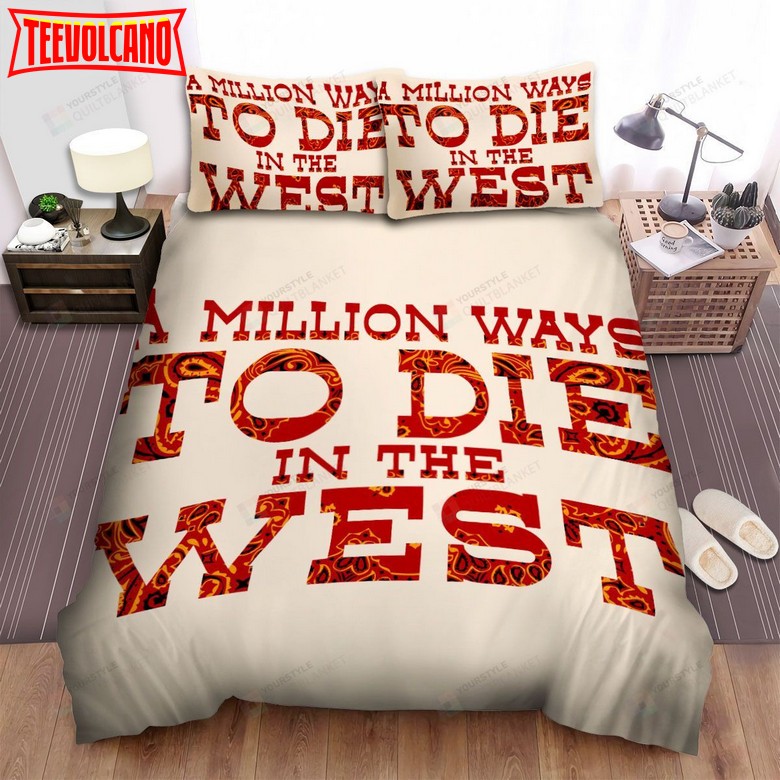 A Million Ways To Die In The West (2014) Fanart Poster Bedding Sets