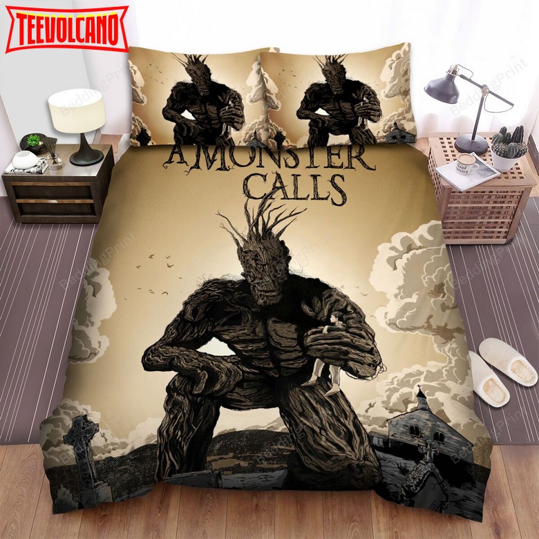 A Monster Calls Movie Poster 2 Bed Sheets Duvet Cover Bedding Sets