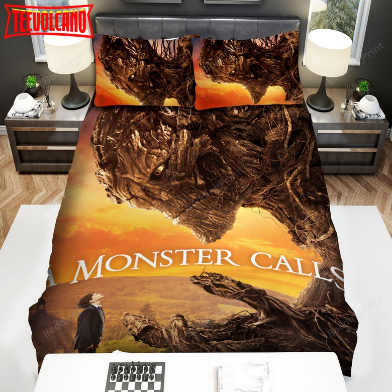 A Monster Calls Movie Poster 3 Bed Sheets Duvet Cover Bedding Sets