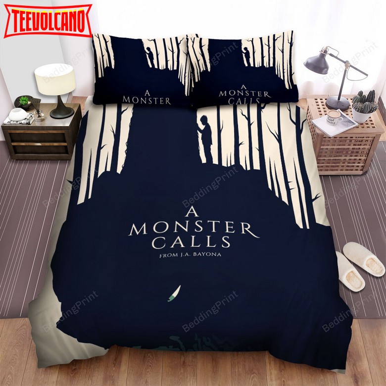 A Monster Calls Movie Poster Art Bed Sheets Duvet Cover Bedding Sets