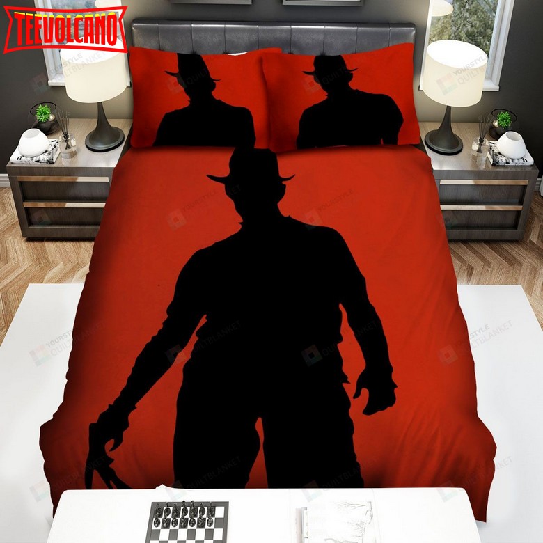 A Nightmare On Elm Street Movie Orange Photo Bedding Sets