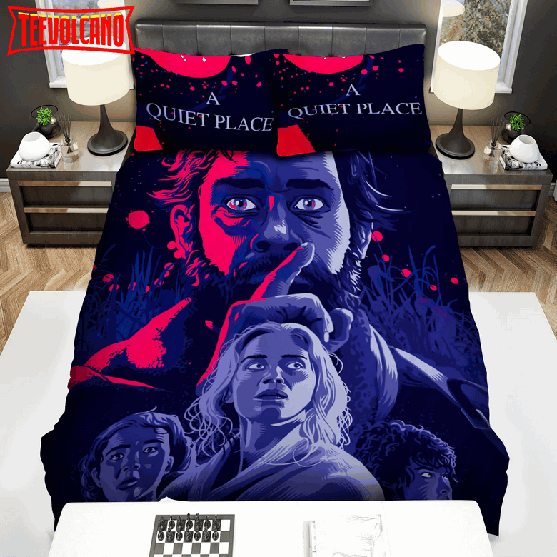 A Quiet Place (I) Movie Art Bed Sheets Duvet Cover Bedding Sets Ver 4