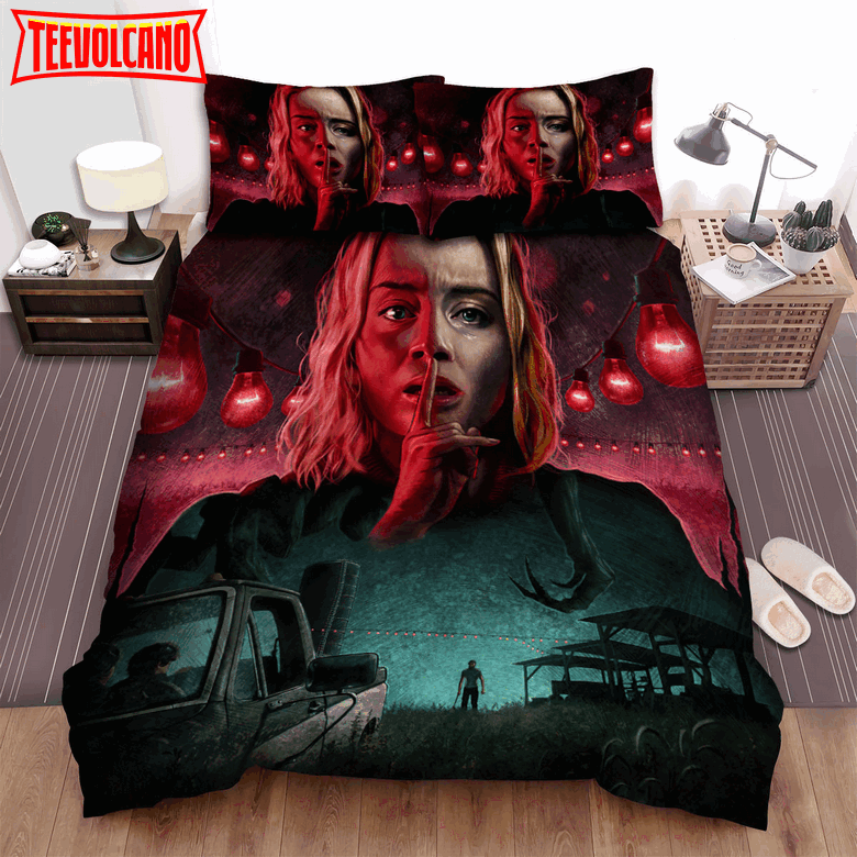 A Quiet Place (I) Movie Art Bed Sheets Duvet Cover Bedding Sets Ver 8