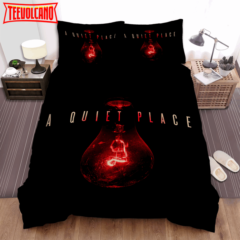 A Quiet Place (I) Movie Poster Bed Sheets Duvet Cover Bedding Sets Ver 2