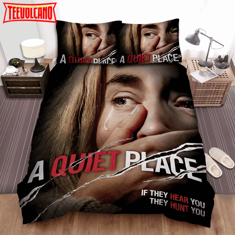 A Quiet Place (I) Movie Poster Bed Sheets Duvet Cover Bedding Sets Ver 7