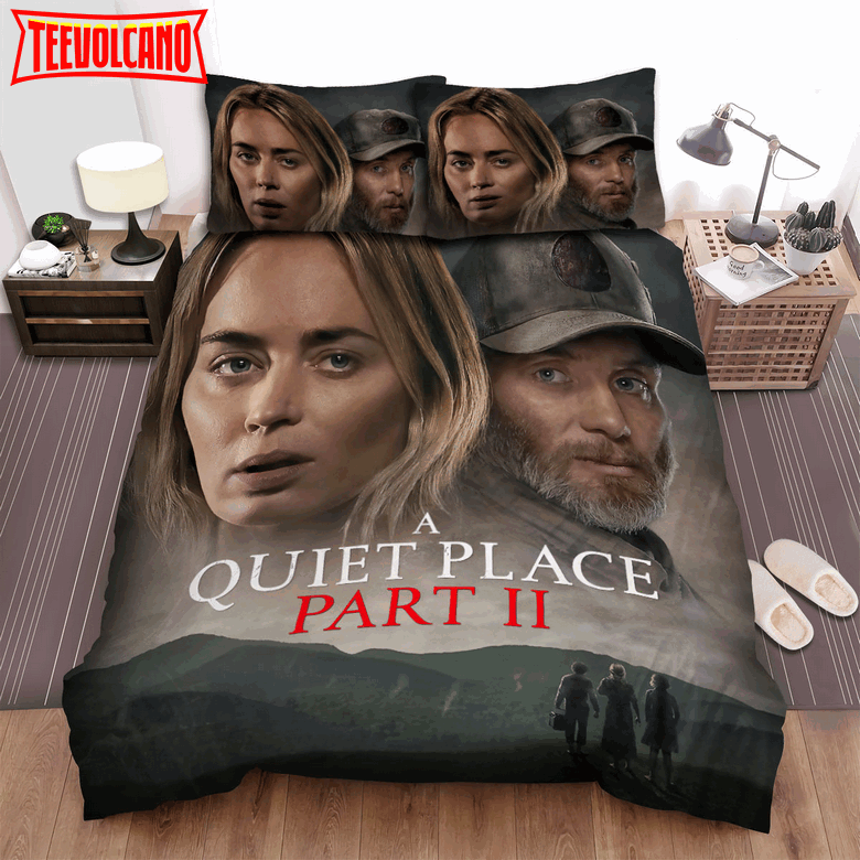 A Quiet Place Part Ii Movie Poster Duvet Cover Bedding Sets Ver 1