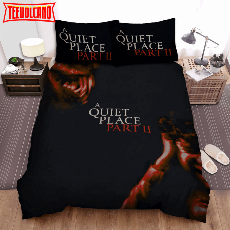 A Quiet Place Part Ii Movie Poster Duvet Cover Bedding Sets Ver 3