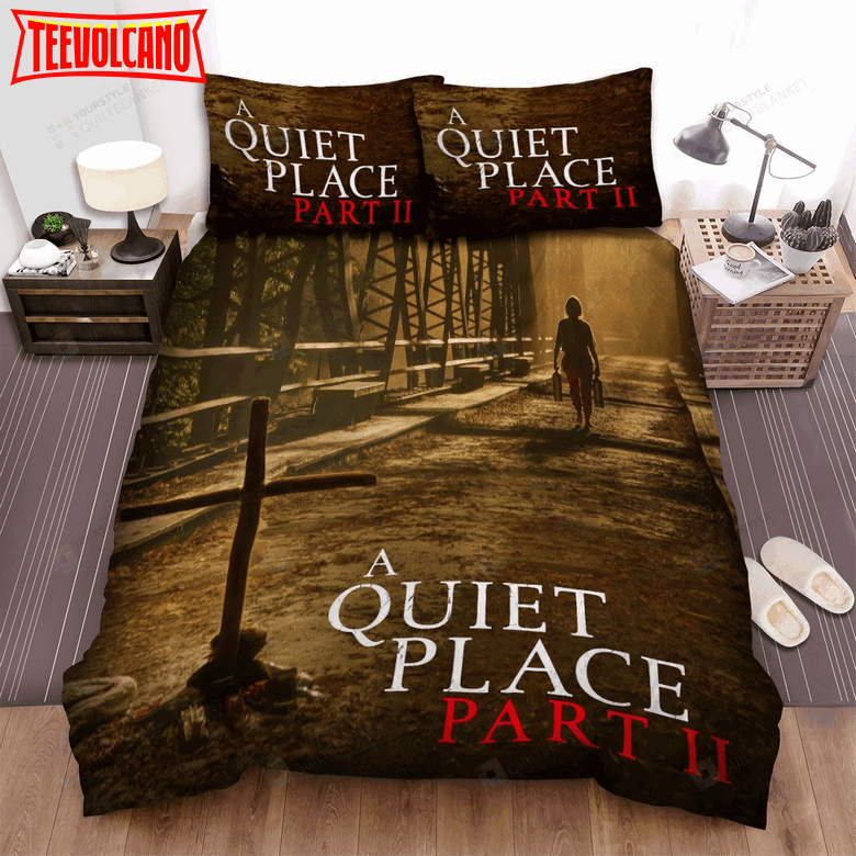 A Quiet Place Part Ii Movie Poster Duvet Cover Bedding Sets Ver 7