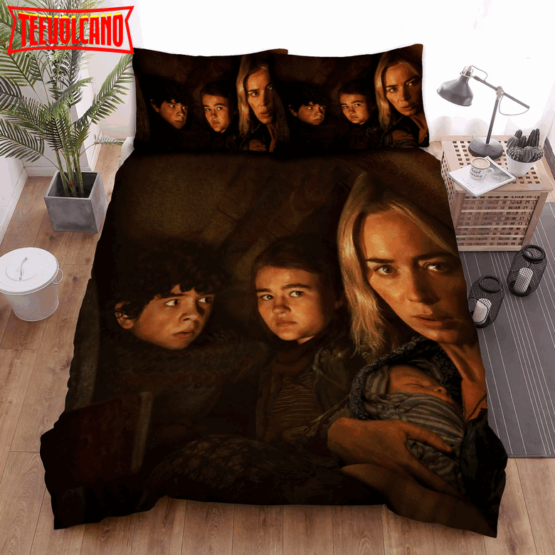 A Quiet Place Part Ii Movie Poster Duvet Cover Bedding Sets Ver 8