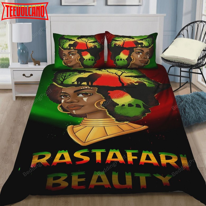 African Queen Rastafari Beauty Bed Sheets Duvet Cover Bedding Sets