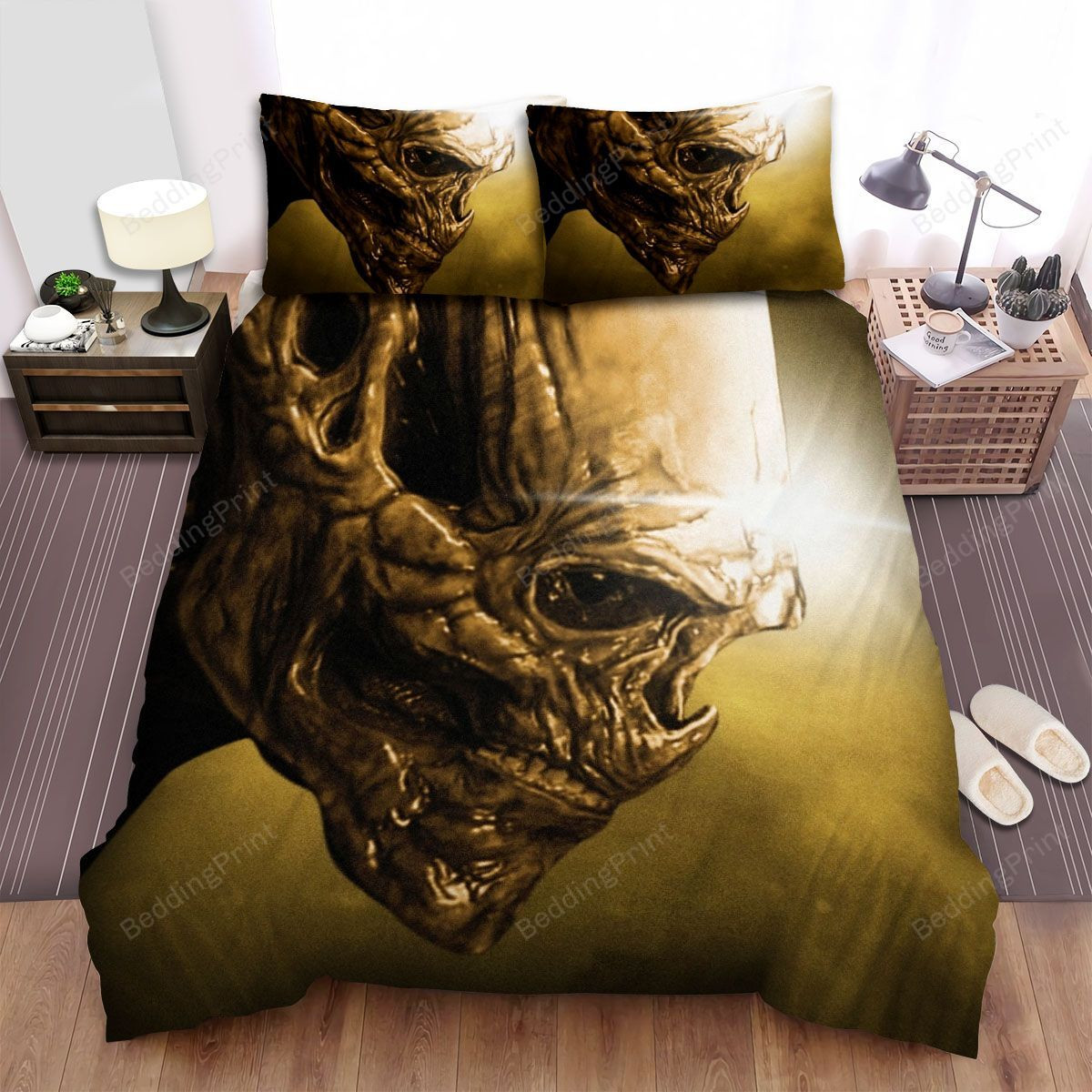 Alien Monsters Poster Bed Sheets Duvet Cover Bedding Sets