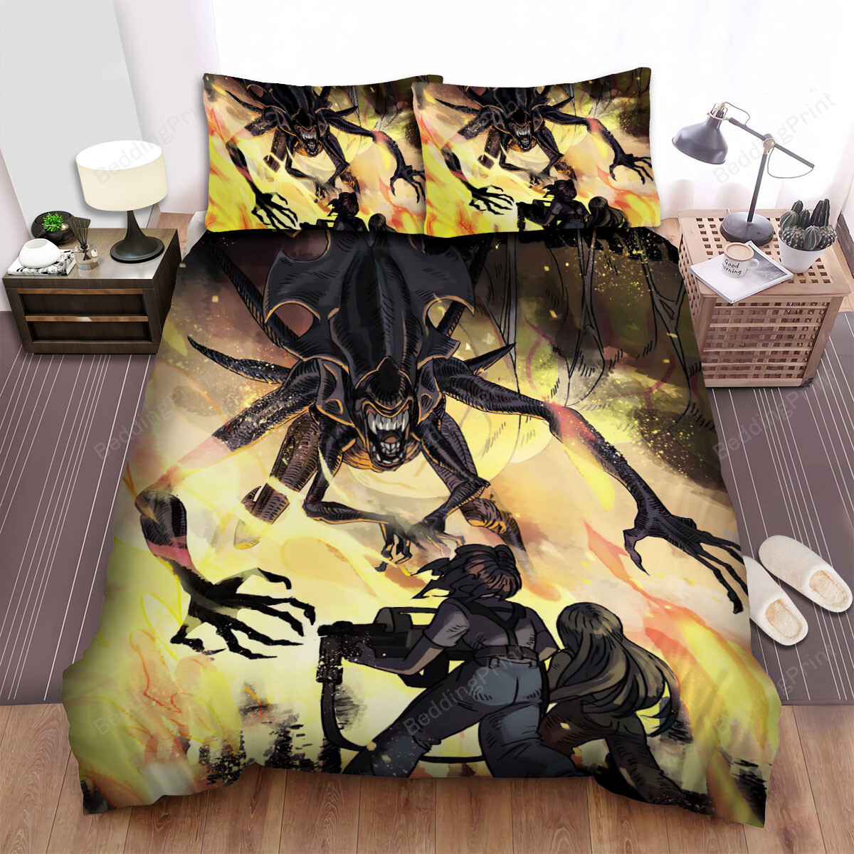 Alien Movie Art 8 Bed Sheets Duvet Cover Bedding Sets