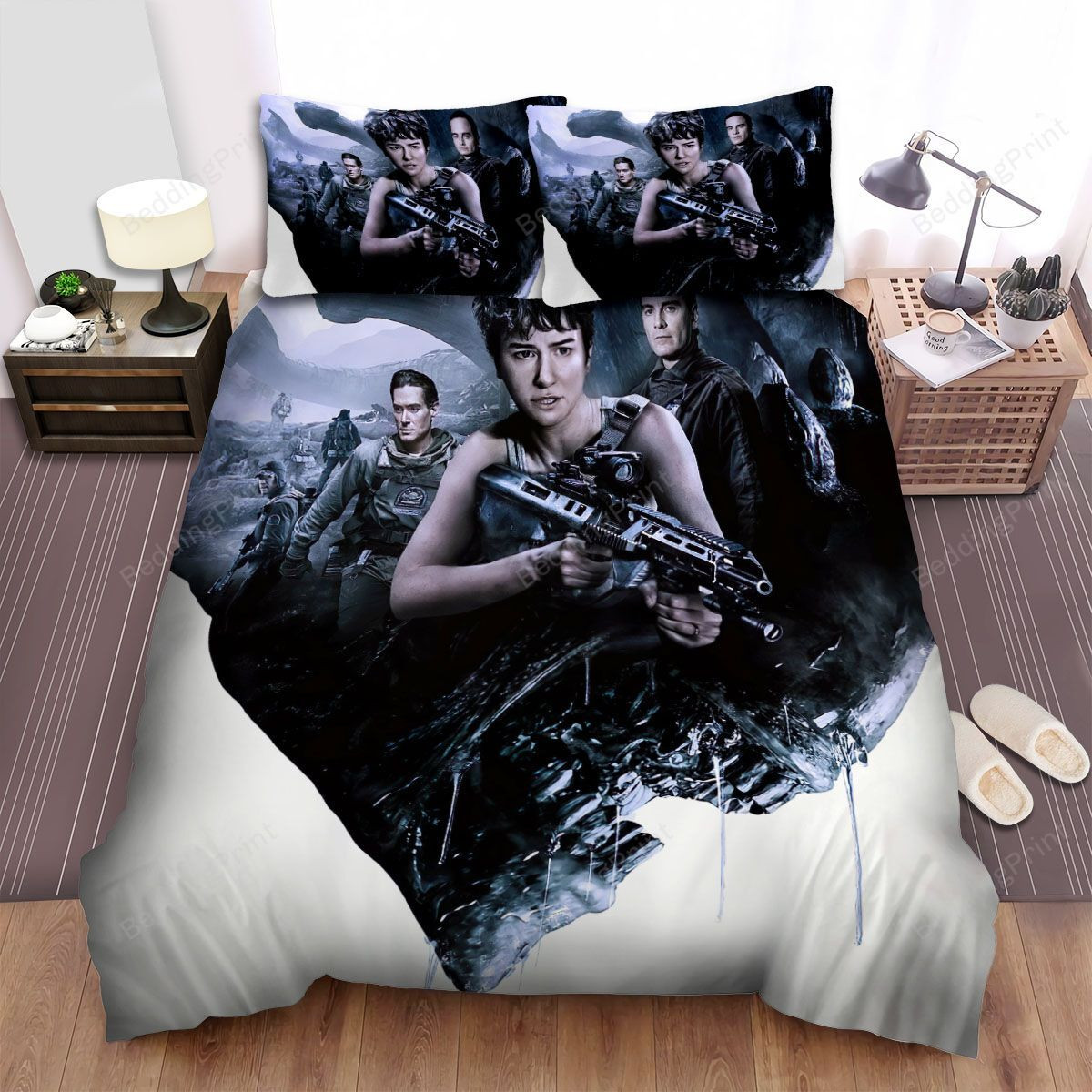 Alien Movie Poster 8 Bed Sheets Duvet Cover Bedding Sets