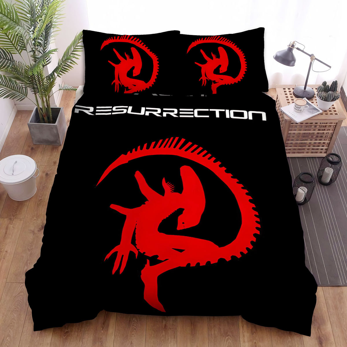 Alien Poster Art Bed Sheets Duvet Cover Bedding Sets