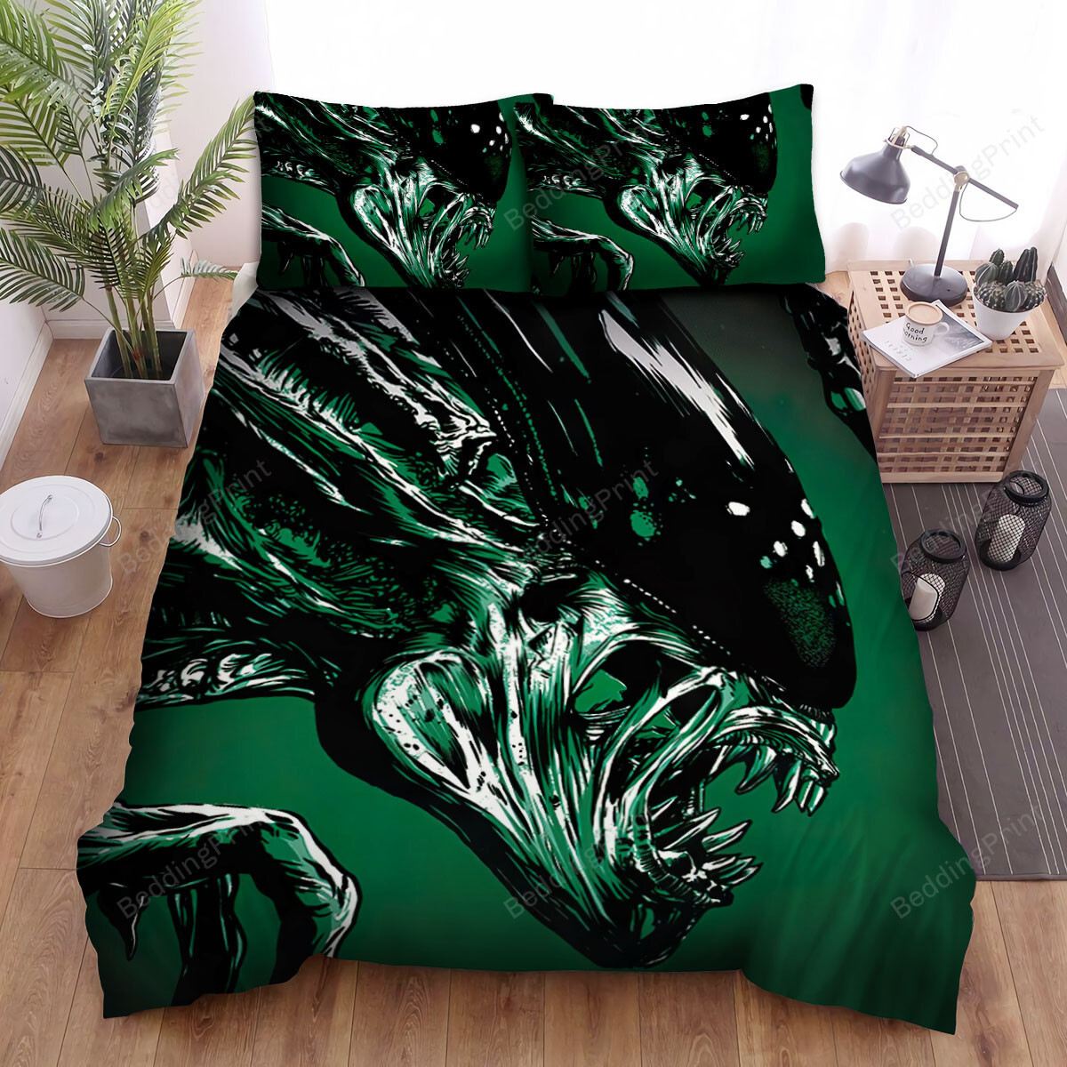 Alien Xenomorph Poster Bed Sheets Duvet Cover Bedding Sets