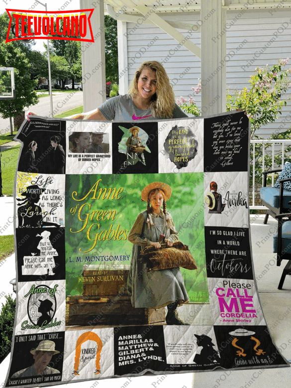 Anne Of Green Gables 3D Customized Quilt Blanket