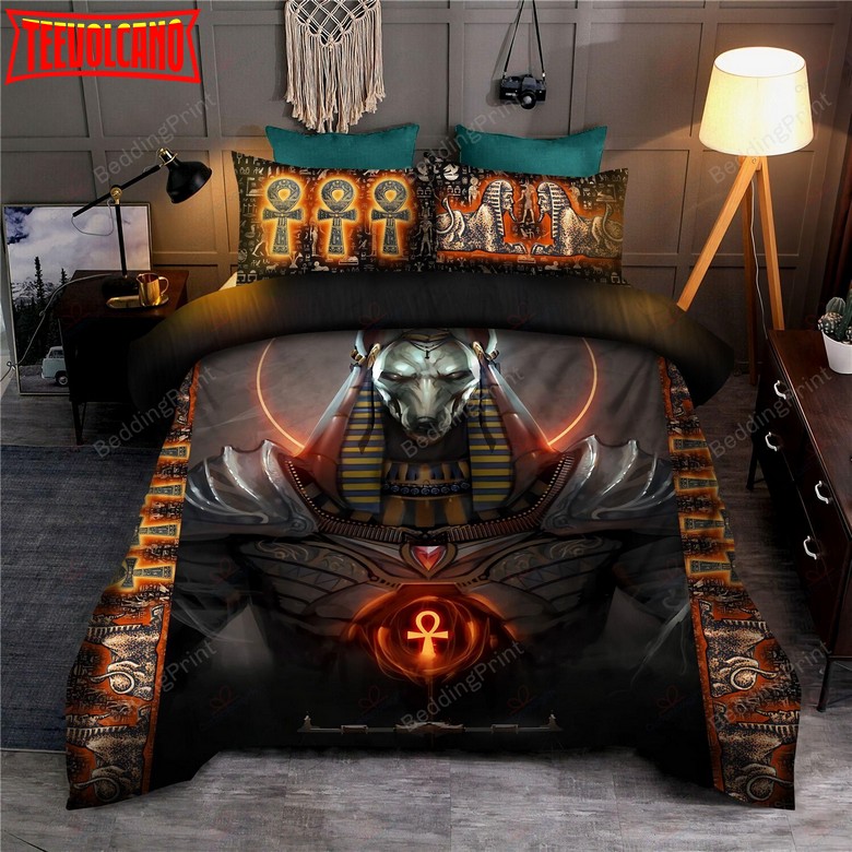 Anubis Egypt Bed Sheets Duvet Cover Bedding Sets