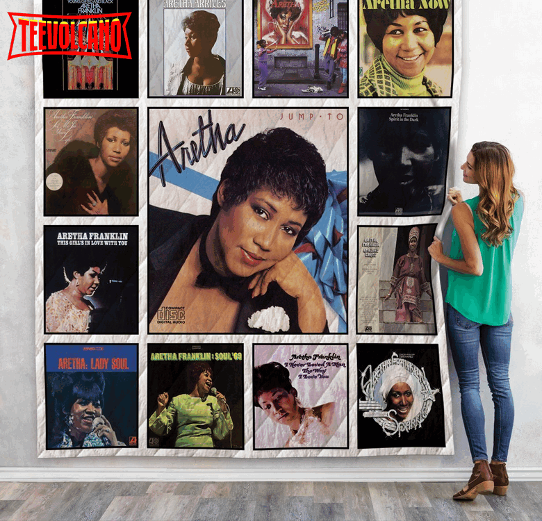 Aretha Franklin Album Quilt Blanket